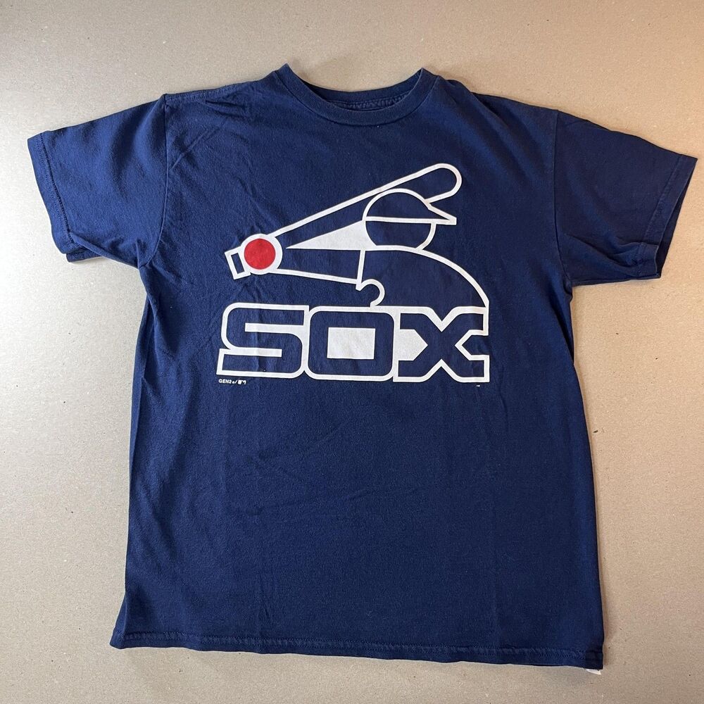 Chicago White Sox Shirt Kid's Small Blue MLB Baseball Genuine Merchandise Tee